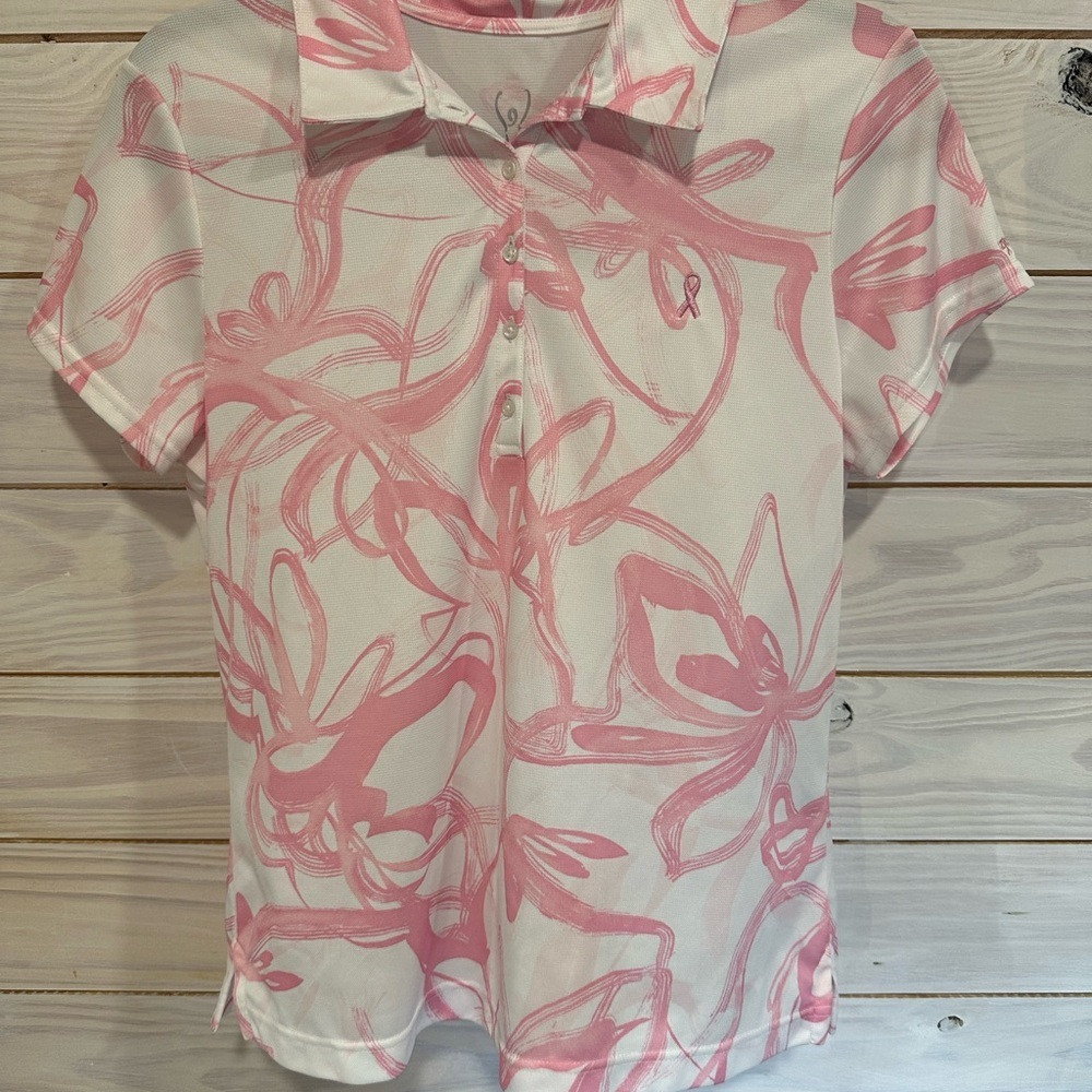 Pink Ribbon Limited Edition IZOD Women’s Golf Shirt
